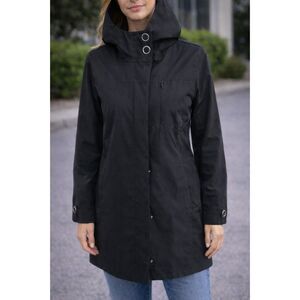 Free Country Hooded Long Sleeve Jacket Black L